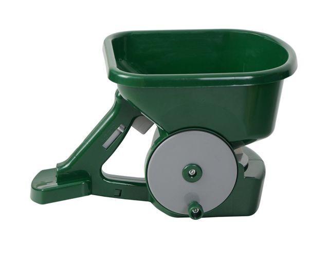 Handheld Spreader for spraying lawn feed and grass seeds - product image 3